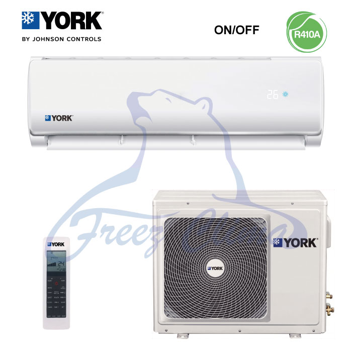 YORK Climatiseur split système mural R410A ON/OFF - FreezClima